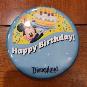 Disneyland Birthday Button